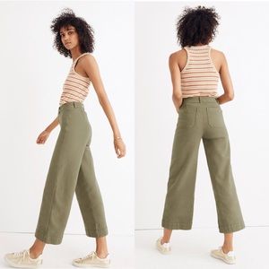 Madewell Emmet Wide-Leg Crop Pant